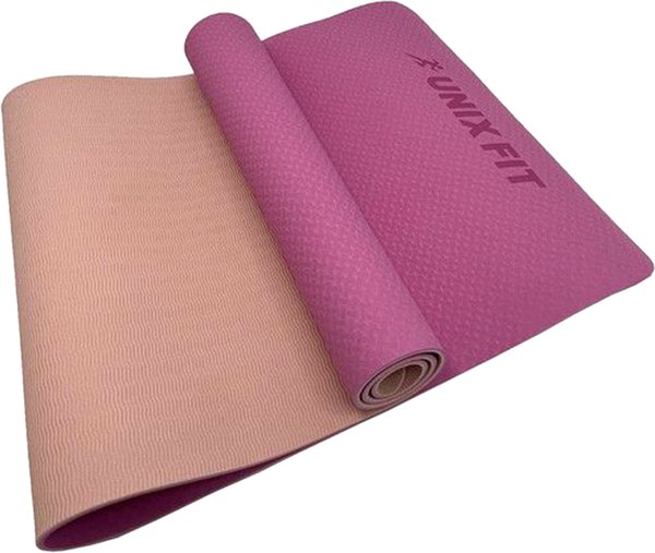 Коврик для йоги и фитнеса UNIX Fit YMU6MMPK (розовый)