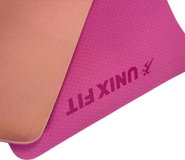 Коврик для йоги и фитнеса UNIX Fit YMU6MMPK (розовый)