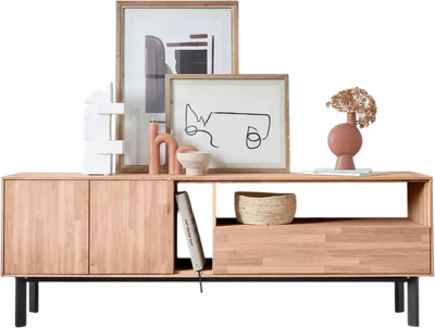 Тумба Dipriz Viby 2 дв. 1 ящ. / Д.50174.1 (дуб/белесый дуб) -