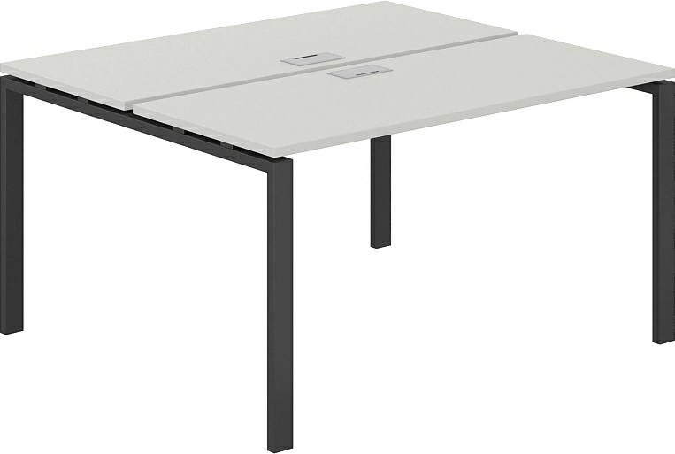 Комплект письменных столов Norden 120х123.8х75 / SG.241.SH.63.AN (антрацит/серый бархат)