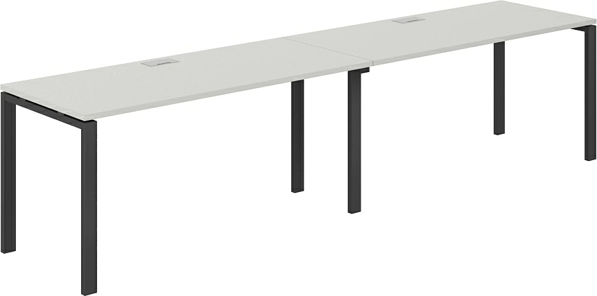 Комплект письменных столов Norden s-b-s 320х70х75 / SG.228.SH.63.AN (антрацит/серый бархат)