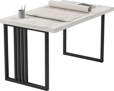 Письменный стол Mio Tesoro Франко 36 120x66 (дуб крафт белый/черный) -