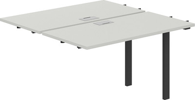Комплект столов модульных Norden 120х123.8х75 / SG.211.SH.63.AN (антрацит/серый бархат) - 