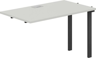 Стол-приставка Norden s-b-s 240х70х75 / SG.262.SH.63.AN (антрацит/серый бархат) - 