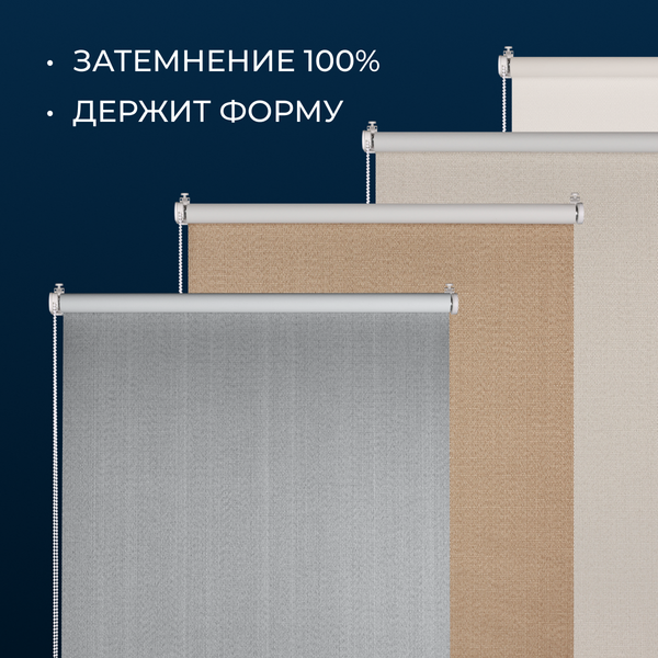 Рулонная штора Franc Gardiner Blackout Dublin 45x160 / 9403221191 (белый)