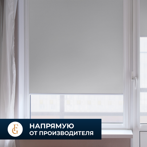 Рулонная штора Franc Gardiner Blackout Dublin 50x160 / 7799613 (белый)