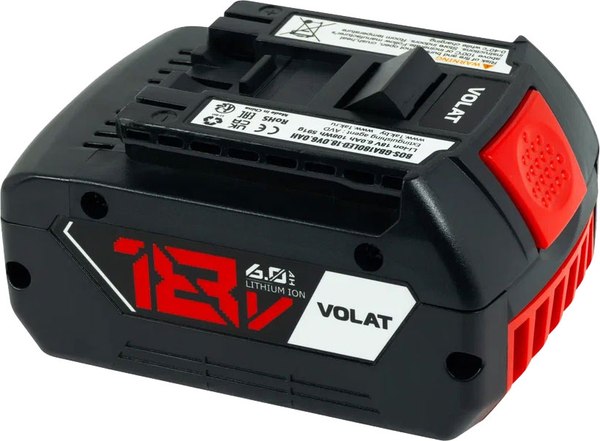 Аккумулятор для электроинструмента VOLAT VT-BOS-GBA180-18.0V6.0AH