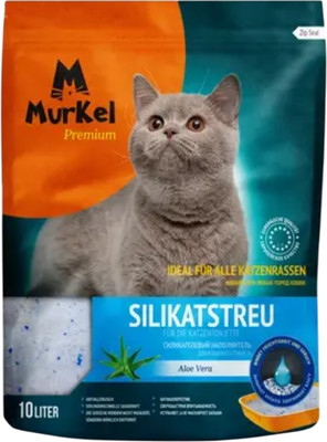 Наполнитель для туалета Murkel Силикагелевый / MR-013 (4.5кг, алое вера) - 