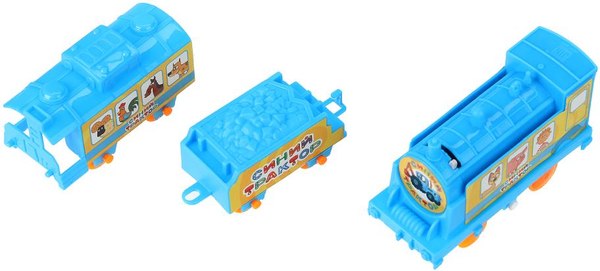 Железная дорога игрушечная Технодрайв Синий Трактор / 2212B0051-R