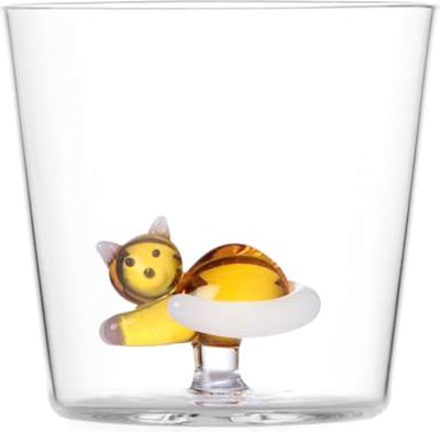 Стакан Ichendorf Milano Tabby Cat 0935209006 (рыжий кот/белый хвост) - 