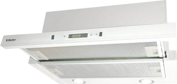 Вытяжка телескопическая Backer TH60CL-15F1K-SHINY White MС