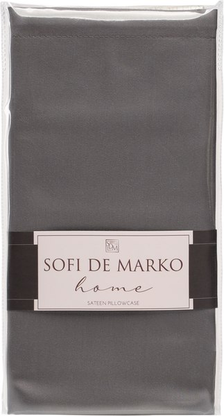 Наволочка Sofi de Marko Мармис 50x70 / НВ-мс-50x70тс (темно-серый)