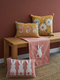 Дорожка на стол Tkano Easter Essential / TK25-TR0004 (Funky bunnies, 45x150см) - 