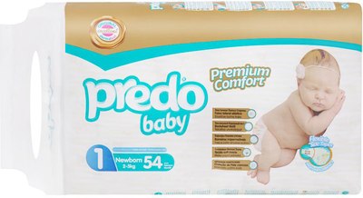 Подгузники детские Predo Baby №1 2-5 кг (54шт) - 