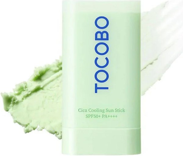 Стик солнцезащитный Tocobo Cica cooling sun stick SPF50+ PA++++ (18г)