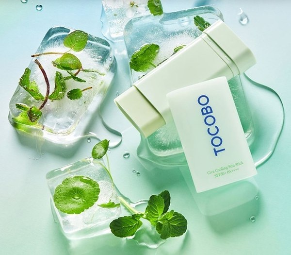 Стик солнцезащитный Tocobo Cica cooling sun stick SPF50+ PA++++ (18г)