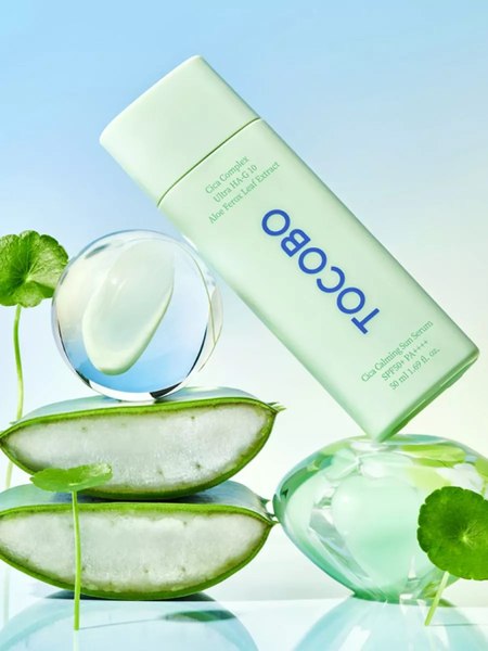 Крем солнцезащитный Tocobo Сыворотка Cica Calming Sun Serum (10мл)
