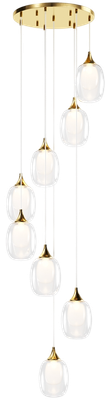 

Люстра, Aura MOD016PL-08BS1