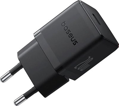 Адаптер питания сетевой Baseus Palm 20W EU / P10111602113-00 (черный) - 