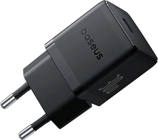 Адаптер питания сетевой Baseus Palm 30W EU / P10111605113-00 (черный)