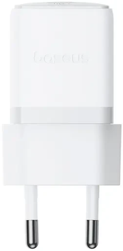 Адаптер питания сетевой Baseus Palm 30W EU / P10111605213-00 (белый) — фото 2