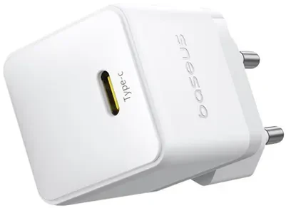 Адаптер питания сетевой Baseus Palm 30W EU / P10111605213-00 (белый) — фото 4