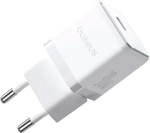 Адаптер питания сетевой Baseus Palm 30W EU / P10111605213-00 (белый)