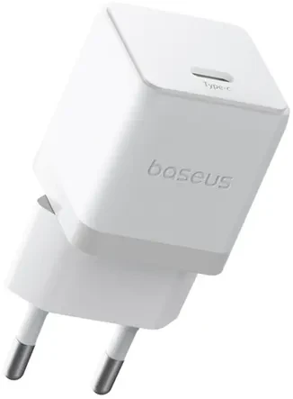 Адаптер питания сетевой Baseus Palm 30W EU / P10111605213-00 (белый) — фото 5