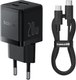 Зарядное устройство сетевое Baseus Palm C+U 20W EU / P10111608113-01 (черный) - 