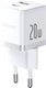 Адаптер питания сетевой Baseus Palm C+U 20W EU / P10111608213-00 (белый) - 