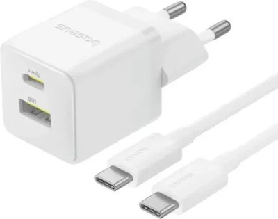 Зарядное устройство сетевое Baseus Palm C+U 30W EU / P1011160A213-01 (белый) - 