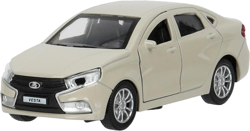 Автомобиль игрушечный Технопарк Lada vesta / VESTA-12-BG (бежевый)