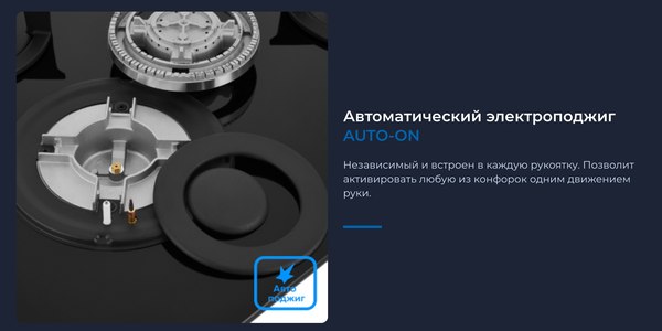 Газовая варочная панель Zugel ZGH603B