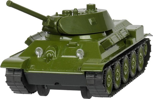 Танк игрушечный Технопарк Уралвагонзавод Т-90 Т-34 / T34-12SL-GN