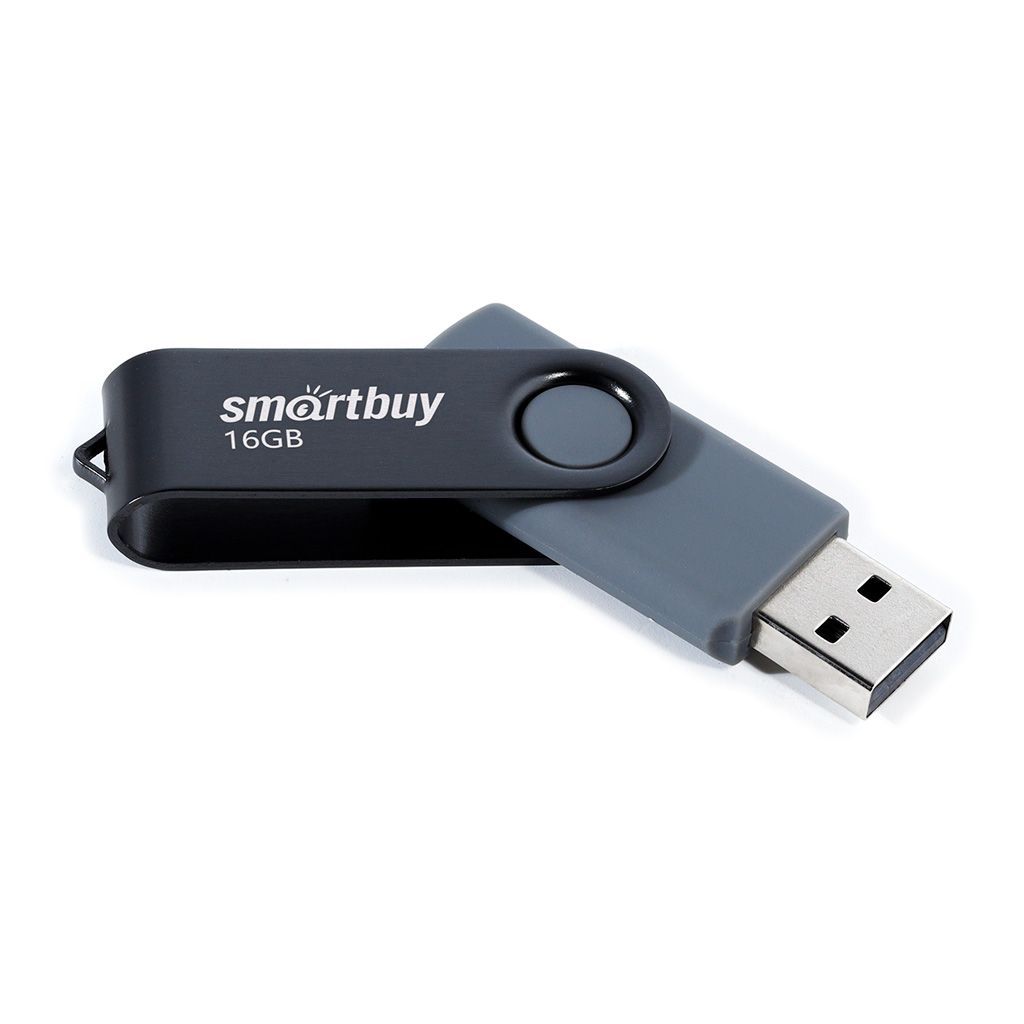USB flash накопитель SmartBuy Twist Black 16GB (SB016GB2TWK) — фото 3