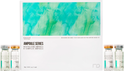 Набор косметики для лица Renoderm Ampoule Series Сыворотка Revitalizing+Сыворотка B-Complex (8x10мл) - 