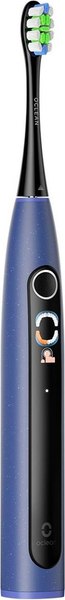 Набор электрических зубных щеток Oclean X Lite Duo Set N1801 (синий/серый)