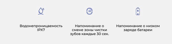 Набор электрических зубных щеток Oclean X Lite Duo Set N1801 (синий/серый)
