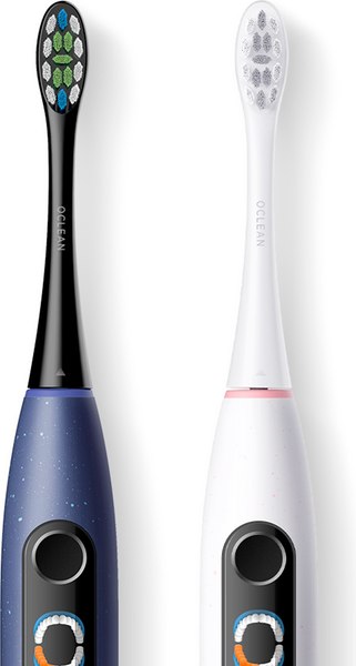 Набор электрических зубных щеток Oclean X Lite Duo Set N1801 (синий/серый)