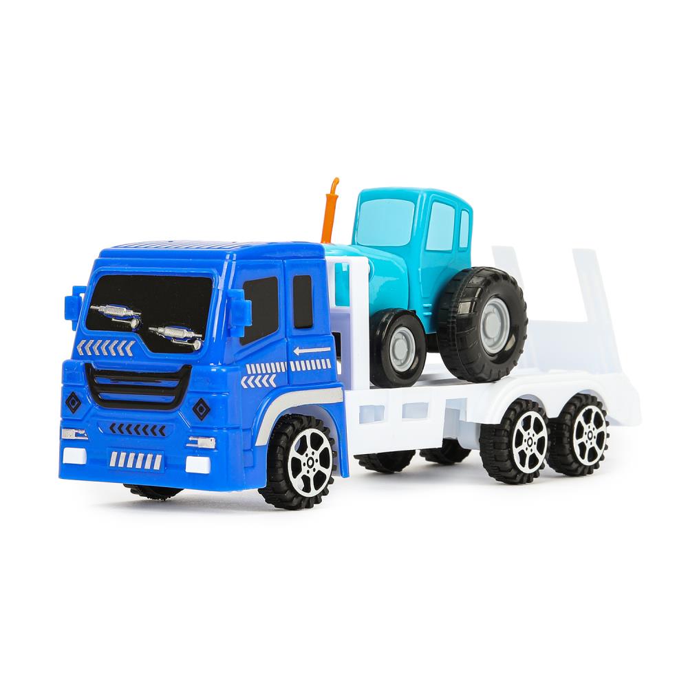 Набор игрушечных автомобилей Технопарк Синий Трактор / BLUTRA-7-AUTO-WOD