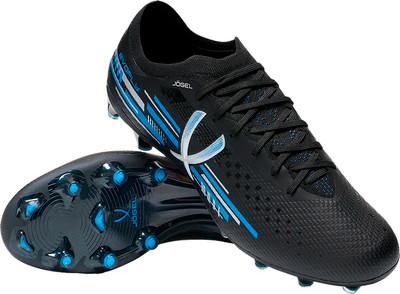 Бутсы футбольные Jogel Evofly FG Pro (р.38, черный/голубой) -