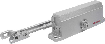 Доводчик с рычагом Аллюр Comfort ДД 229/5-7 A-S RAL9006 (серебристый) - 