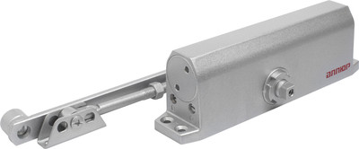 Доводчик с рычагом Аллюр Comfort ДД 208/4-6 A-S RAL9006 (серебристый) - 