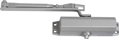 Доводчик с рычагом Аллюр Comfort ДД 168/3-5 A-S RAL9006 (серебристый) - 