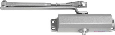 Доводчик с рычагом Аллюр Comfort ДД 165/3-4 A-S RAL9006 (серебристый) - 