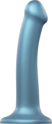 Фаллоимитатор Lovely Planet Strap-On-Me Mono Density Dildo Metallic Shine 6013861 (M, голубой) - 