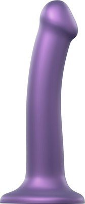 Фаллоимитатор Lovely Planet Strap-On-Me Mono Density Dildo Metallic Shine  6013878 (M, фиолетовый) - 