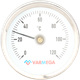 Термометр биметаллический Varmega Накладной 80мм 120С с пружиной / VMMT05-805000 - 