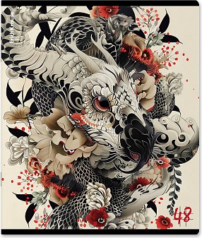 Тетрадь Erich Krause Ink Style / 63300 (48л, клетка) - 