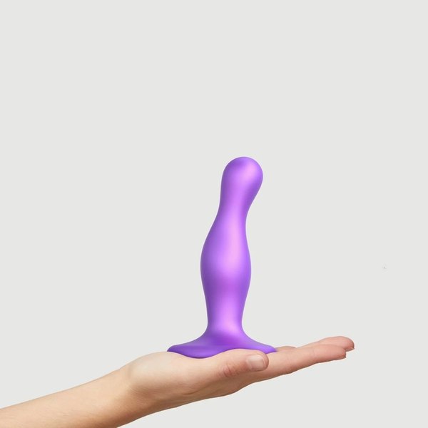 Фаллоимитатор Lovely Planet Strap-On-Me Dildo Plug 6016688 (M, фиолетовый металлик)
